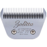 ZOLITTA 5WF wide blade front view for fast grooming on large pets