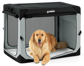 ZOMISIA 42-inch collapsible crate folded design for easy transport and storage.