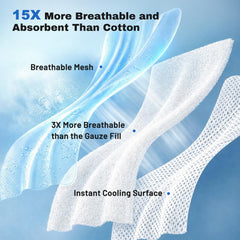 Close-up of ZOMISIA air-core breathable layer for comfort