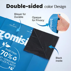 ZOMISIA capsule-storage bag with rubber strap keeps bags accessible during strolls.