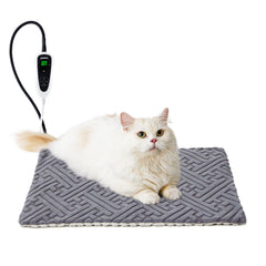 ZOMISIA Cat Heating Pad with center thermostat activation for safe warmth.