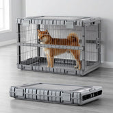 ZOMISIA collapsible crate folded flat for compact storage