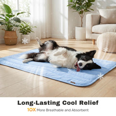 ZOMISIA washable fabric cooling mat designed for easy maintenance.