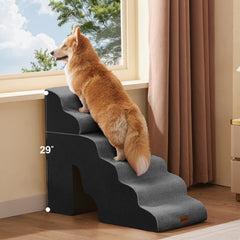 ZOMISIA dog ramp features a tunnel for play and exploration.