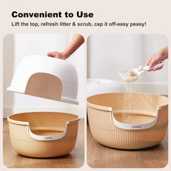 ZOMISIA spacious interior supports cats of all sizes for comfort