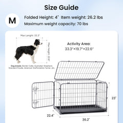 ZOMISIA top door entry for easy placement and feeding inside the crate.