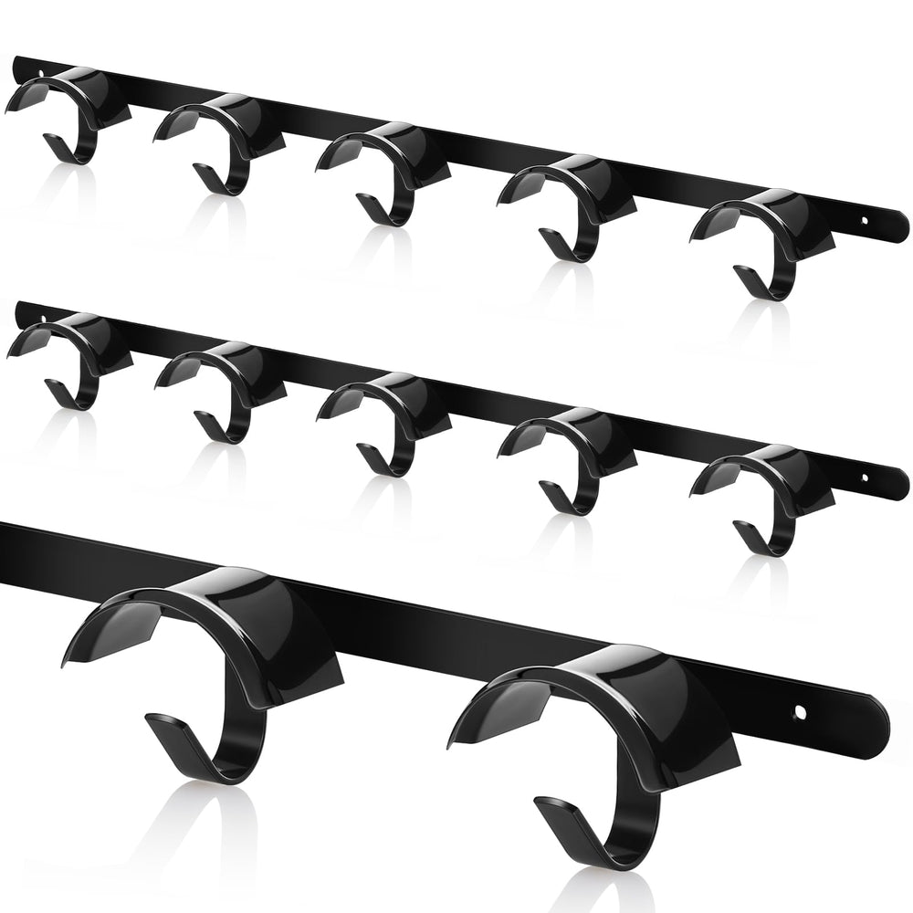 Zonon horse tack bridle hooks set mounted on wall for organized stalls.