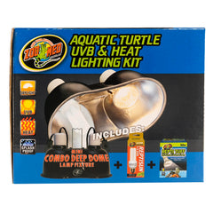 Zoo Med Mini Combo Deep Dome Fixture concentrates light and heat in a compact mount.