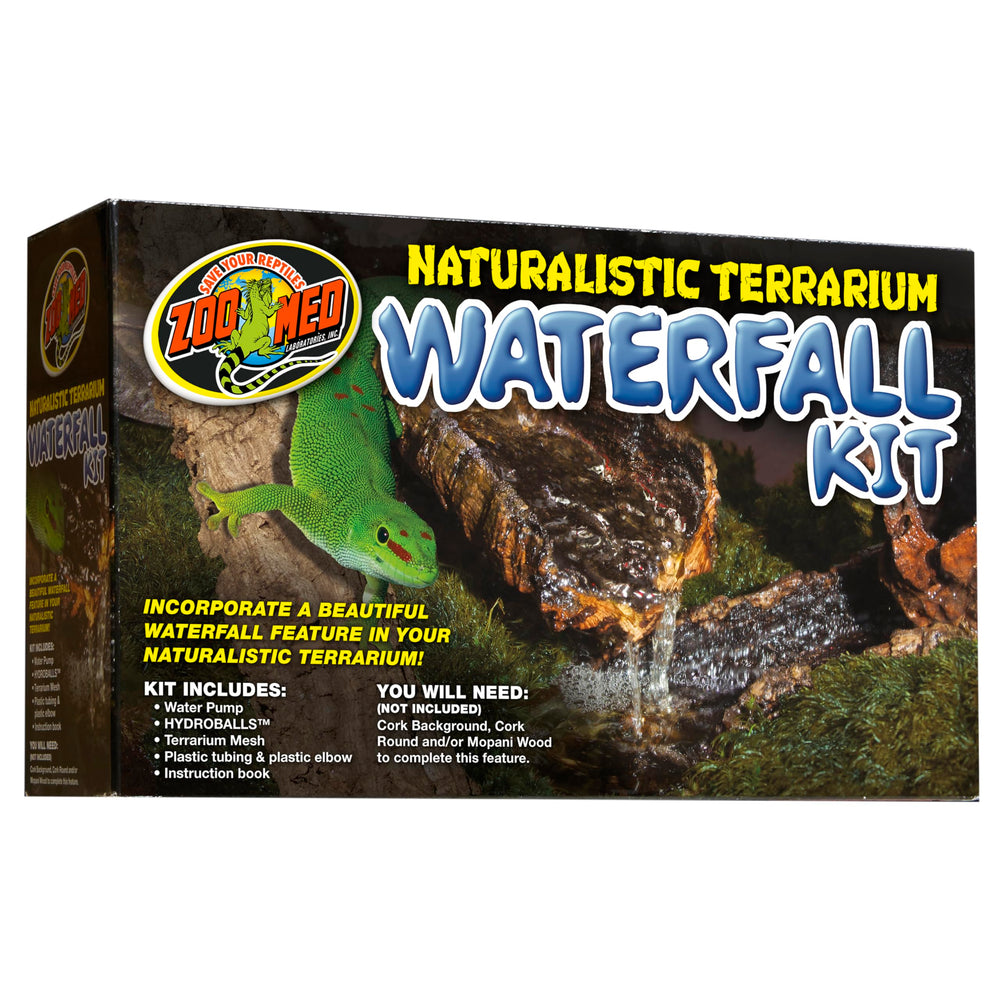 Zoo Med Naturalistic Terrarium Waterfall Kit with cascading water feature for vivariums