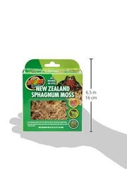 Zoo Med New Zealand Sphagnum Moss package 2 helps absorb humidity for frogs and invertebrates.