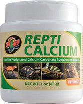 Zoo Med Repti Calcium D3 bottle pour for easy reptile dosing.