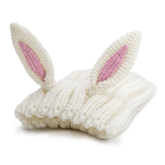 Zoo Snoods Bunny Costume side view, secure fit for active pets in fall weather.