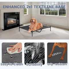 Zooba 600D PVC canopy closeup highlights rugged weather protection.