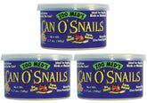 Zoo Med Can O' Snails 1.7 oz close-up, convenient feeding option for small reptiles