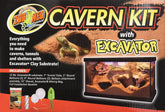 Zoo Med Cavern Kit Excavator substrate mix for custom tunnel construction