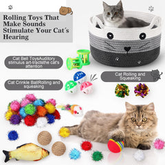 Zopeal bell toys with jingling sounds to motivate chasing and pouncing.