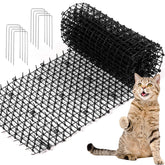 Zopeal cat repellent mat with spikes covers 158x12in for yard and furniture protection.