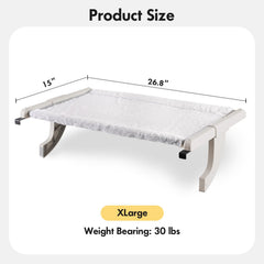 Zoratoo Window Sill Perch with fluffy fabric cover adds warmth in cold weather.