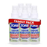 ZORBX unscented odor eliminator bottle 2oz for quick room refresh