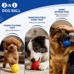 ZOTOYUAN natural rubber ball bounces reliably for outdoor fetch.
