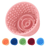 ZOURYNUA dog slow feeder bowl pink for mindful eating and anti-gulping