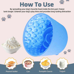 ZOURYNUA lick dispenser design promotes interactive, extended licking sessions