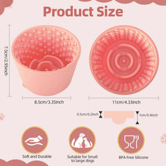 ZOURYNUA non-slip suction cup keeps bowl steady during use