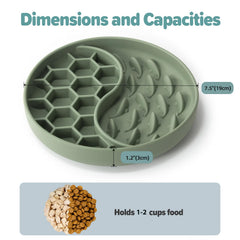 ZOURYNUA slow feeder with suction cup demonstrates stable non-slip dining for pets