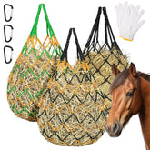 Zquilabon 40-inch slow-feed hay net prolongs grazing and reduces waste.