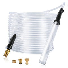 ZRDR aquarium siphon cleaner assembly demonstrates easy setup for efficient water changes.