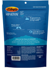 Zuke's Hip Action USA-made label indicates quality and origin.