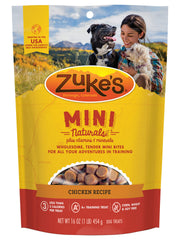 Zuke's Mini Naturals soft chewy treats perfect for quick rewards during training