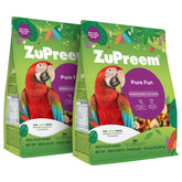 ZuPreem Pure Fun large parrot food mix with fruit and nuts for enrichment