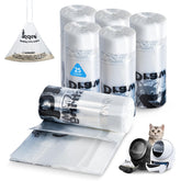Zuqqony 150-count litter liner package ready for use with Litter-Robot.