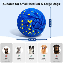 Zuykjeagle 3-mode ball for varied dog engagement