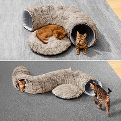 ZVBEK washable cat bed in the tunnel for easy care