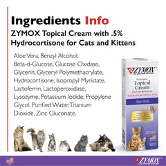 Close-up of Aloe Vera ingredient in Zymox formula.