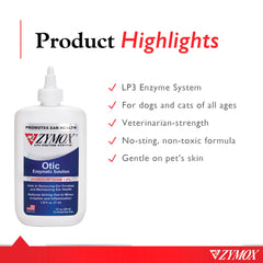 Zymox Otic drop dispenser demonstrates easy, controlled ear application.