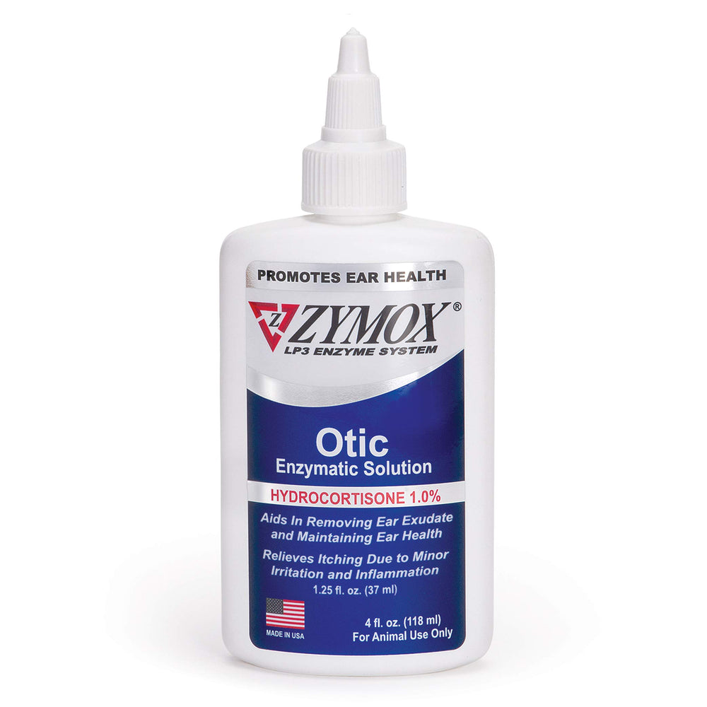 Zymox Otic bottle pour for pet ear care and comfort