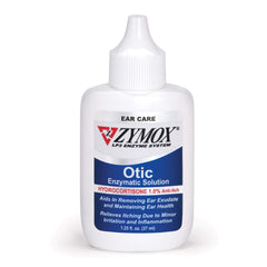 Zymox Otic bottle pour shows easy ear application for gentle care