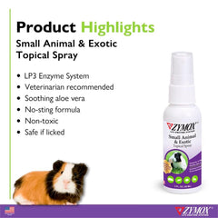 Pet skin health improvement after using Zymox topical spray