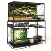 ZZJIHAI 120 gallon stand top surface supports large aquarium securely