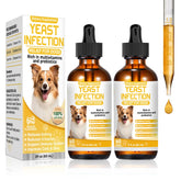 ZZTRMY dog yeast infection drops soothing ears and skin relief