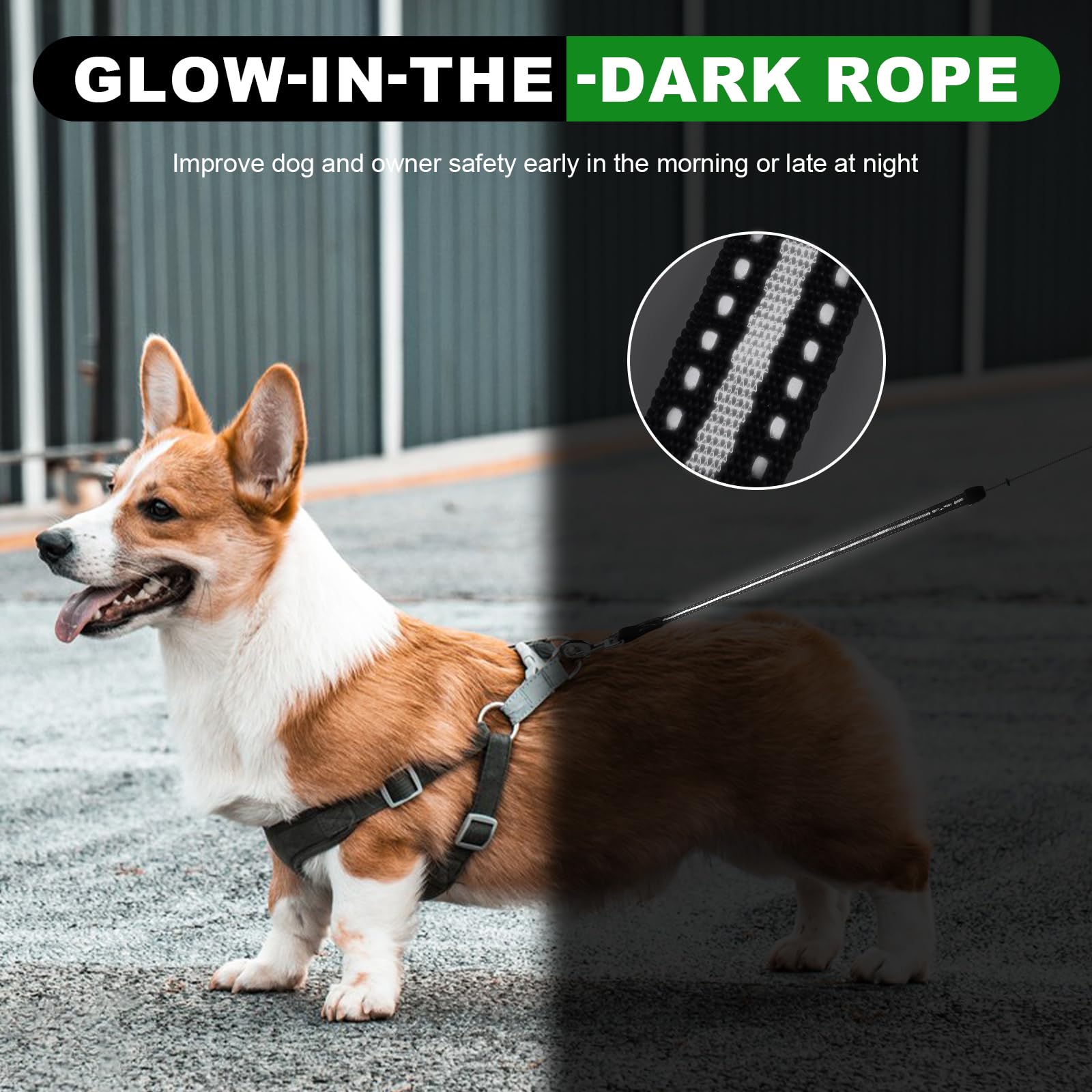131RRYVY rust-proof swivel hook supports durable daily use on outdoor walks