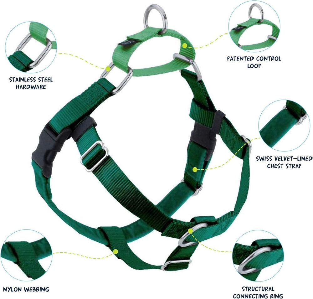 2 Hounds Design Freedom harness Swiss Velvet lining close-up for comfort