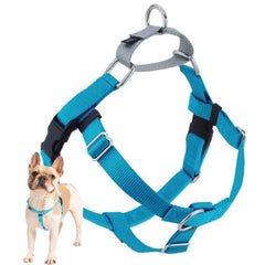 2 Hounds Design Freedom No Pull Harness with front O-ring for confident leash control.