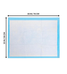 24/7 BAGS puppy pads quilted top layer for paw comfort.