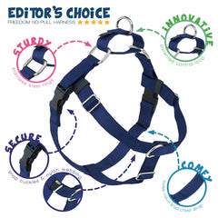 USA-made durability shown in navy nylon webbing and robust construction