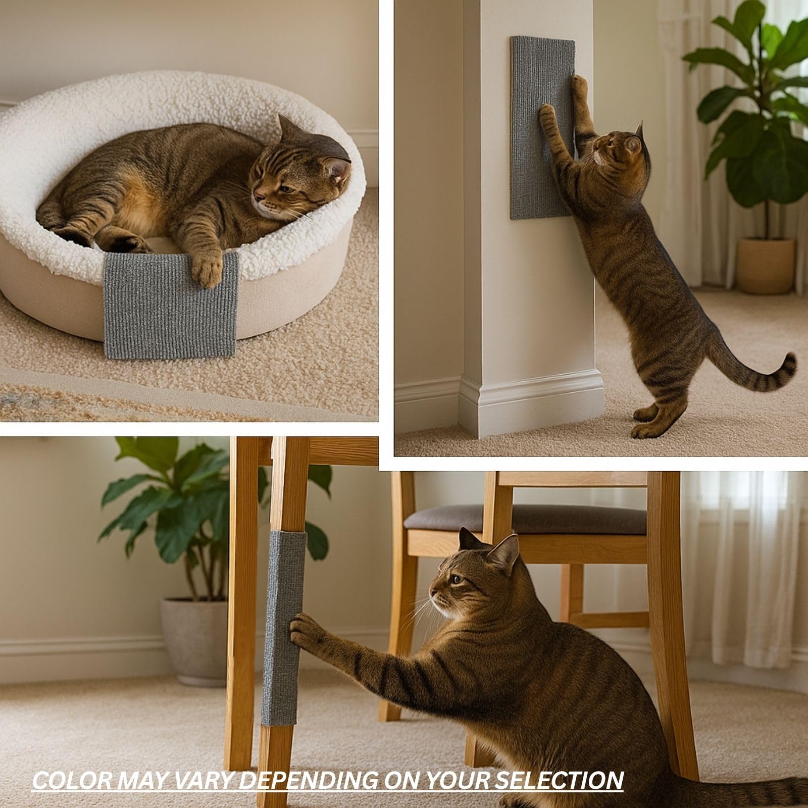 2ME Cat Scratch Mat 3-Pack easy replacement for posts and ropes