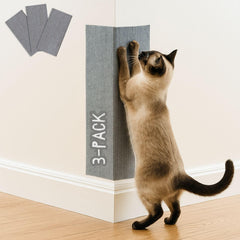 2ME Cat Scratch Mat 3-Pack front view shows durable self-adhesive protection for furniture